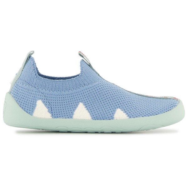 Affenzahn - Kid's Hausschuh Knit Flinky - Hüttenschuhe Gr 21 blau von Affenzahn