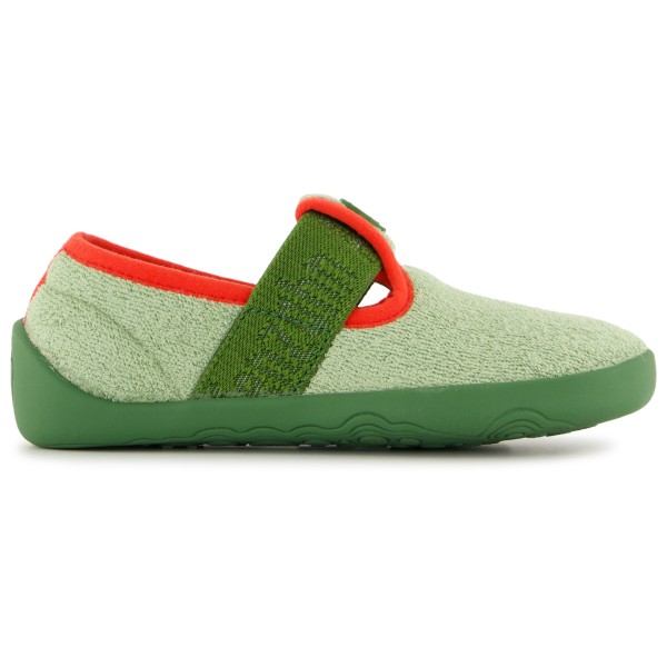 Affenzahn - Kid's Hausschuh Vegan Dreamy - Hüttenschuhe Gr 28 oliv von Affenzahn