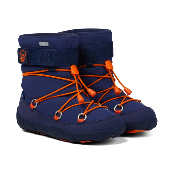 Affenzahn - Kid's Snowy Witty Vegan Snowboot Elefant - Winterschuhe Gr 21 blau von Affenzahn