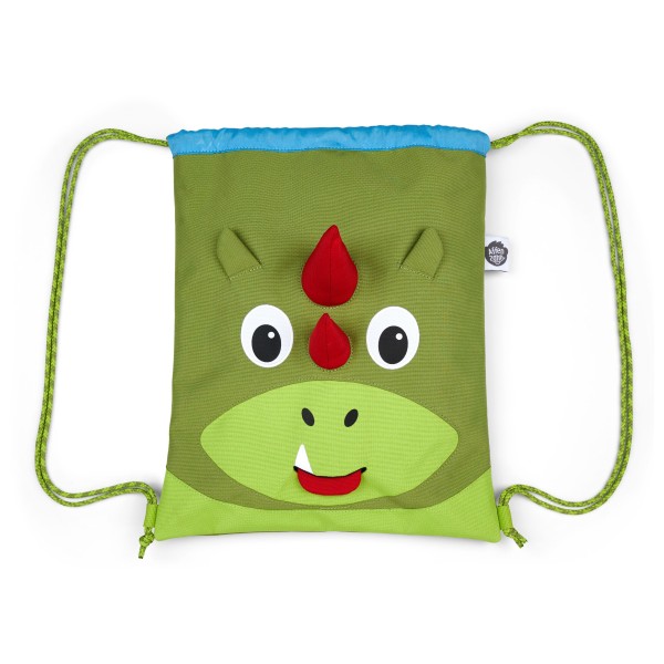 Affenzahn - Sportbeutel Drache - Kinderrucksack Gr One Size grün von Affenzahn