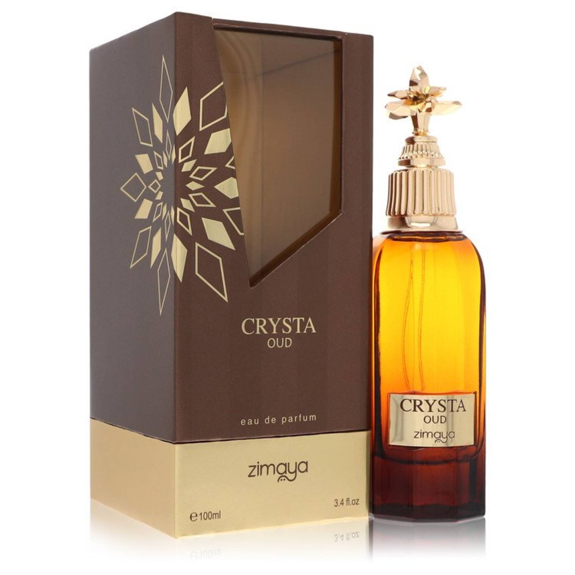 Afnan Zimaya Crysta Oud Eau De Parfum Spray (Unisex) 101 ml von Afnan