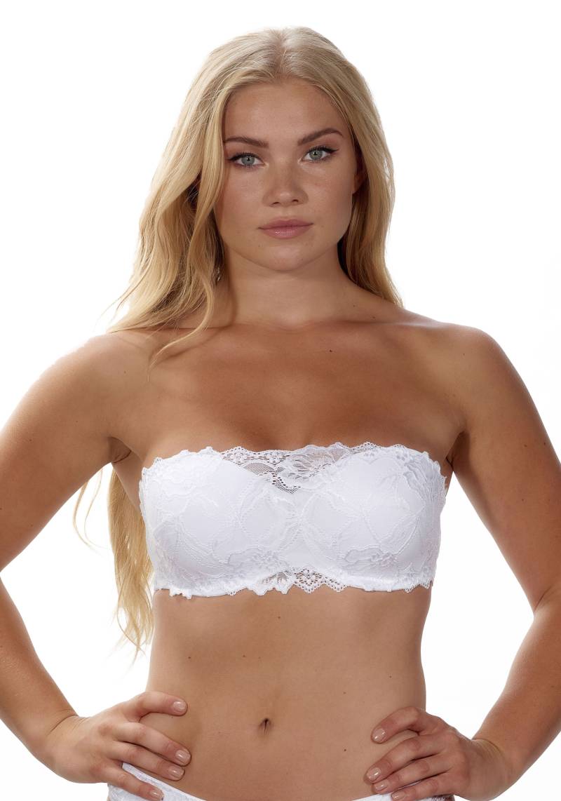 After Eden D-cup & up Bandeau-BH »ANNA«, mit zarter Spitze von After Eden D-cup & up