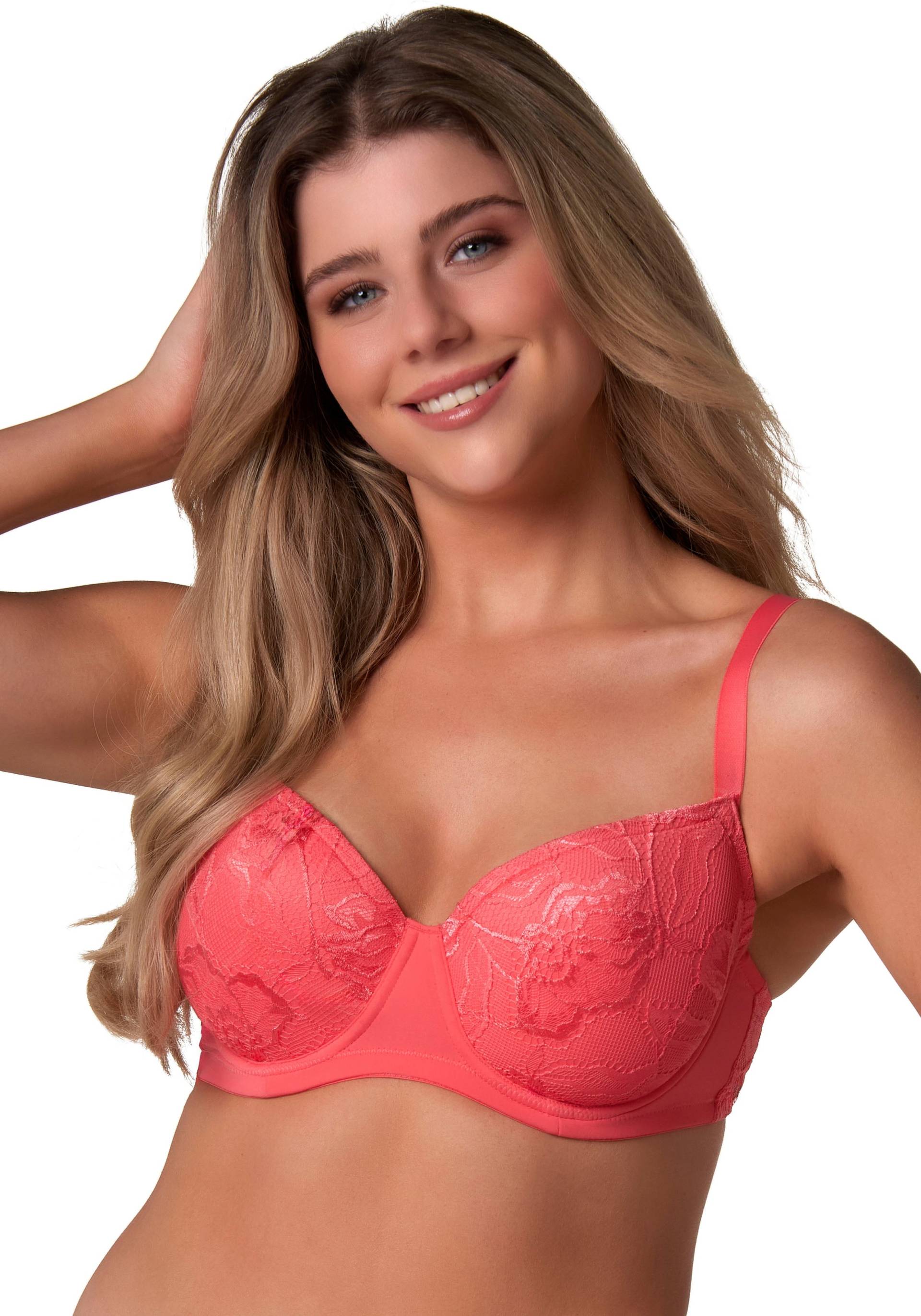 After Eden Bügel-BH »Anna«, Cup D-G, Padded wire bra in recycled lace After Eden Bügel-BH »Anna«, Cup D-G, Padded wire bra in recycled lace von After Eden