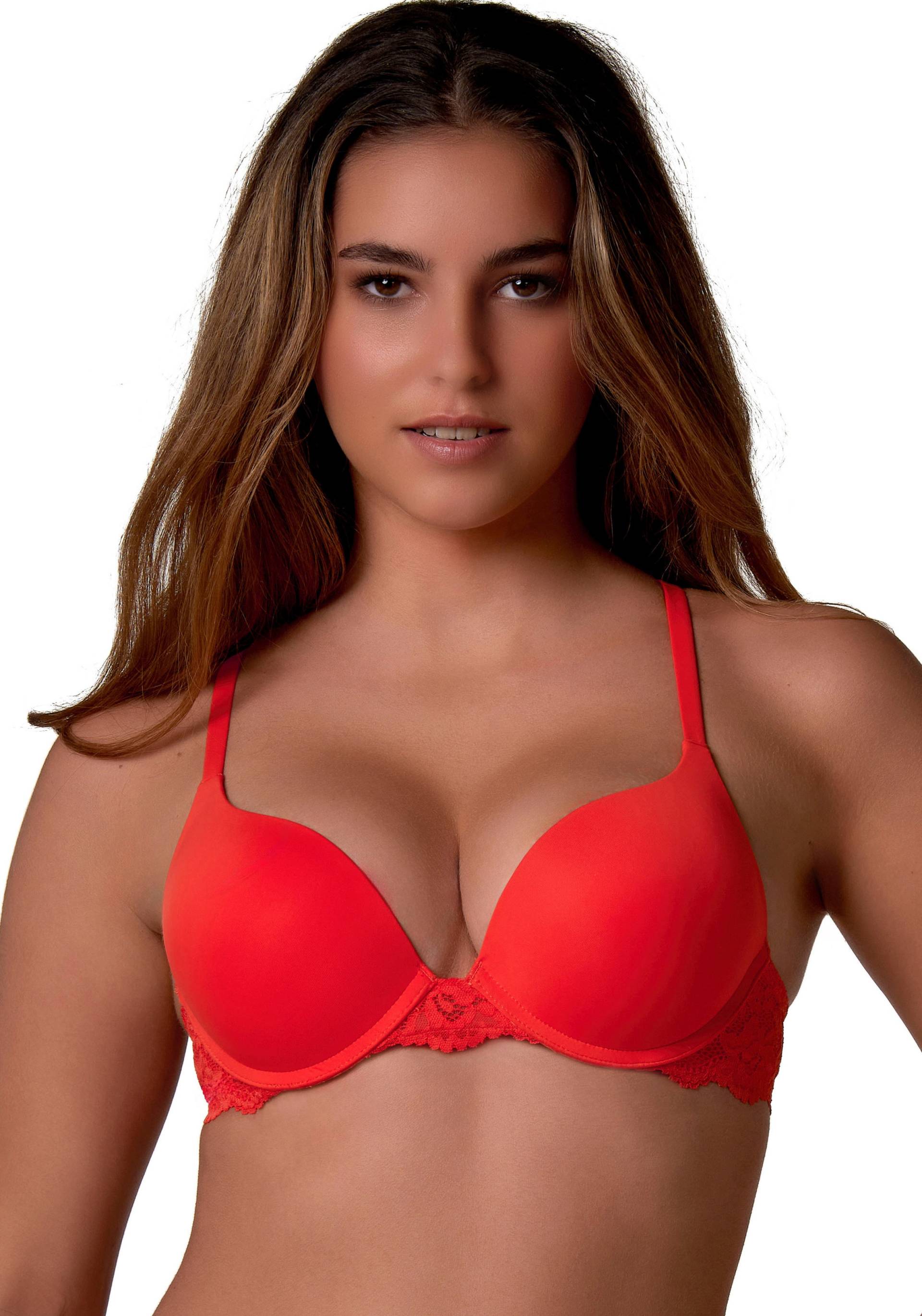 After Eden Push-up-BH »TESS«, mit eleganter Spitzenverzierung von After Eden