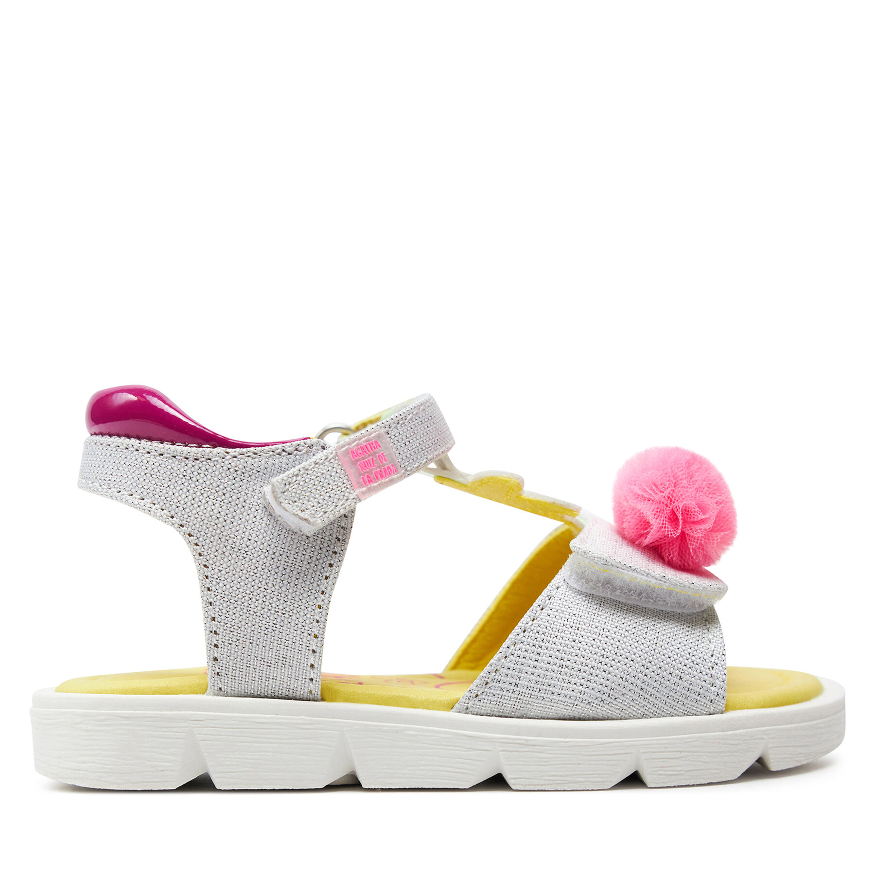 Sandalen Agatha Ruiz de la Prada 242926-B Silberfarben von Agatha Ruiz de la Prada