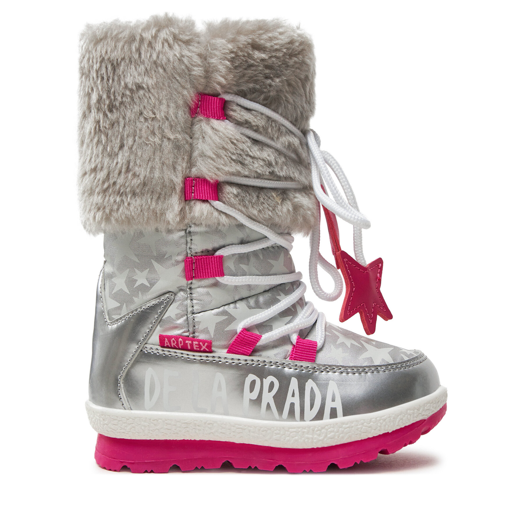 Schneeschuhe Agatha Ruiz de la Prada 231995-A M Silberfarben von Agatha Ruiz de la Prada