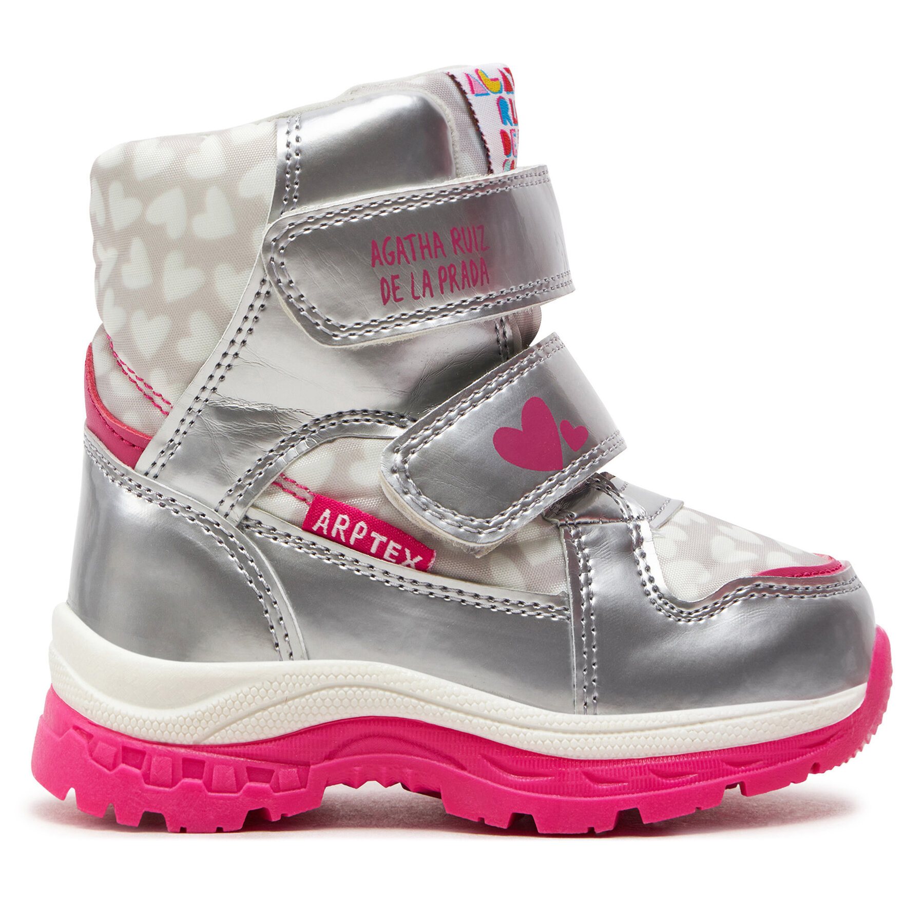 Schneeschuhe Agatha Ruiz de la Prada 241990-B M Silberfarben von Agatha Ruiz de la Prada