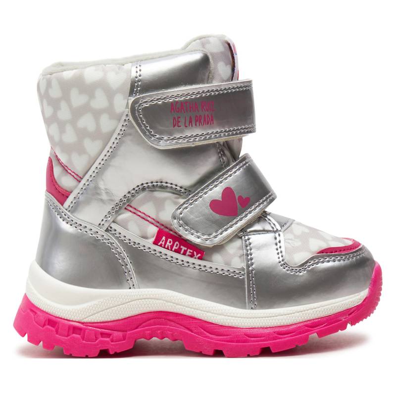 Schneeschuhe Agatha Ruiz de la Prada 241990-B S Silberfarben von Agatha Ruiz de la Prada