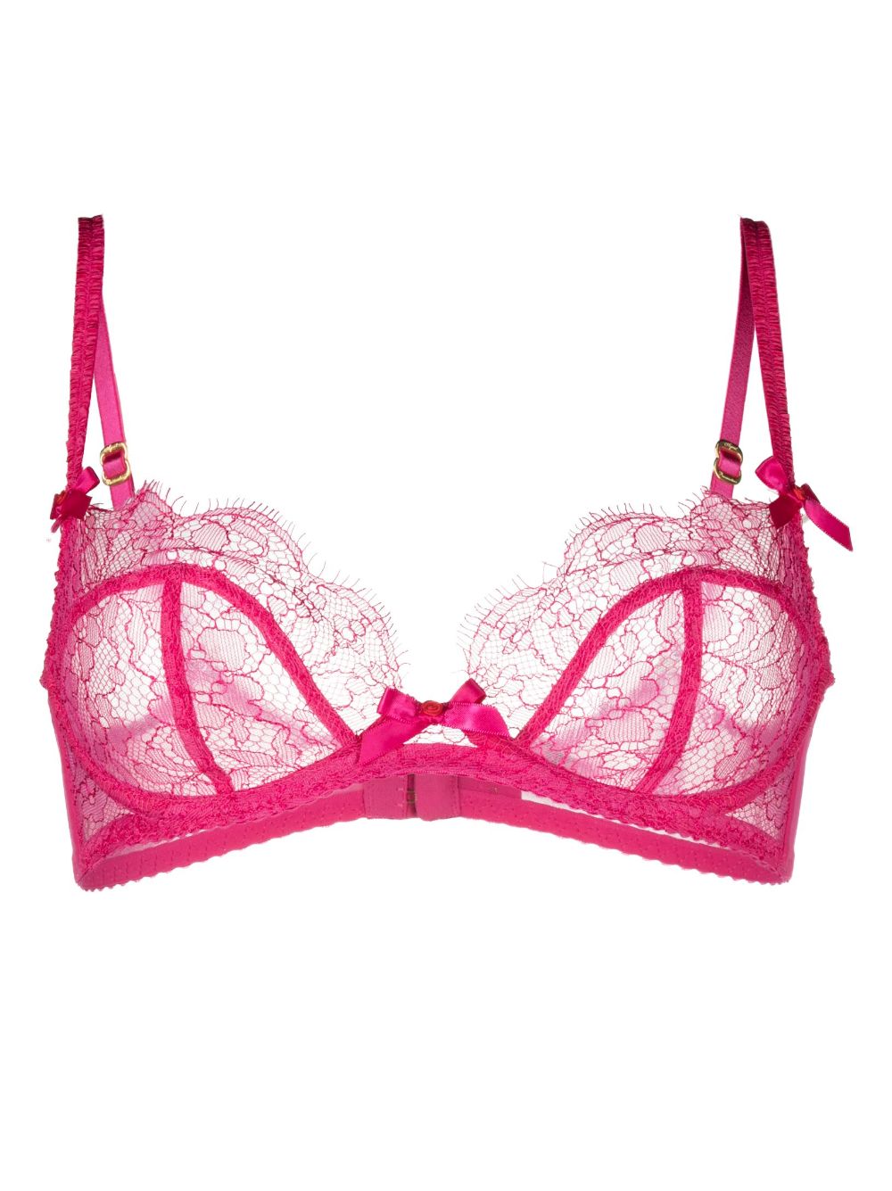 Agent Provocateur Lorna lace plunge underwired bra - Pink von Agent Provocateur