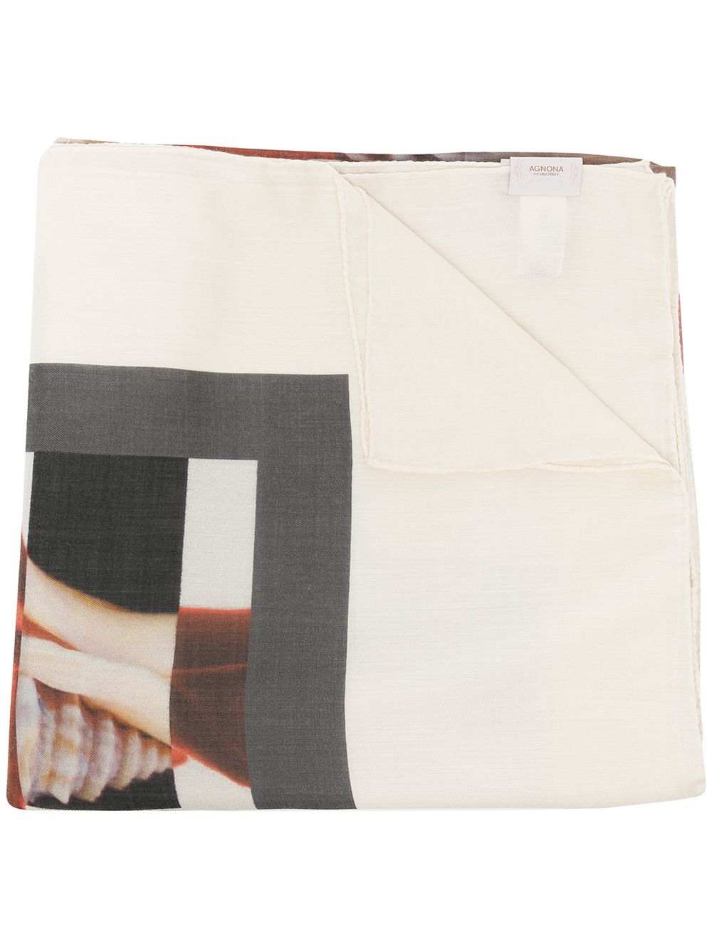 Agnona cashmere-silk scarf - Neutrals von Agnona