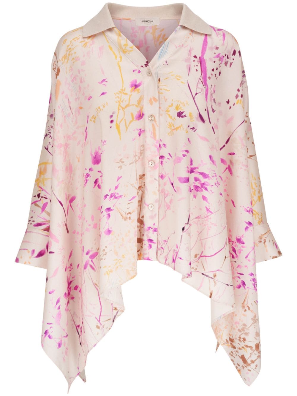 Agnona forest-print shirt - Neutrals von Agnona