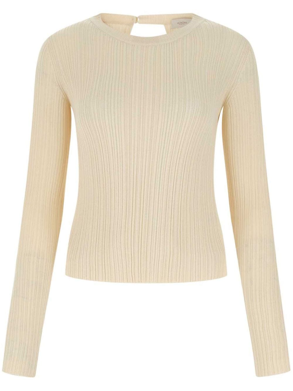 Agnona long-sleeve knitted jumper - Neutrals von Agnona