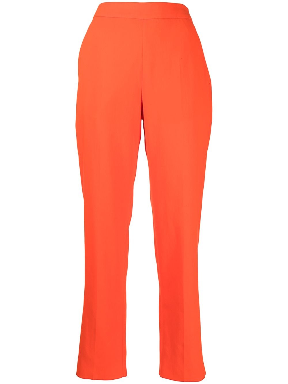 Agnona straight-leg crepe trousers - Orange von Agnona