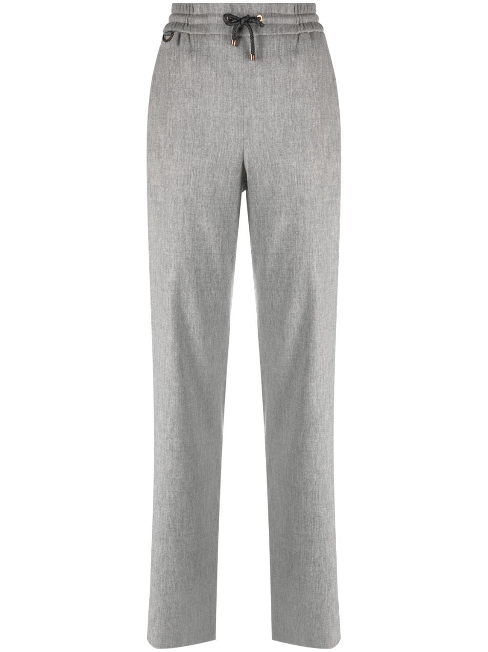 Agnona wool-blend straight-leg trousers - Grey von Agnona