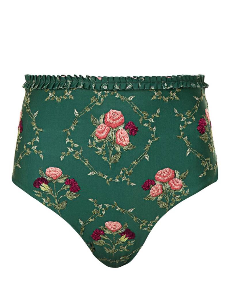 Agua By Agua Bendita Nopal Memoria bikini bottoms - Green von Agua By Agua Bendita