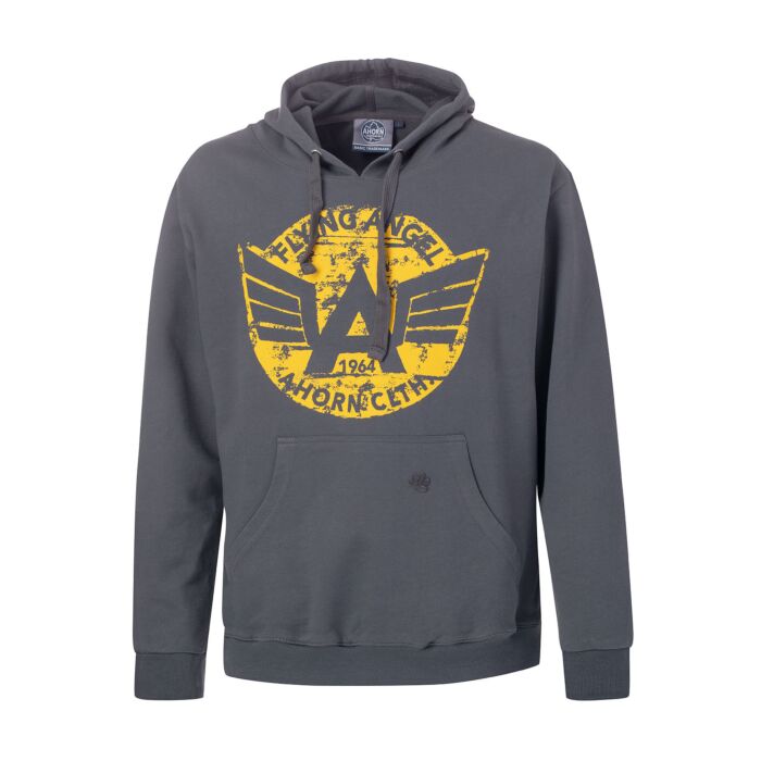 Ahorn Hoodie mit Print, anthrazit, 4XL von Jack Wolfskin