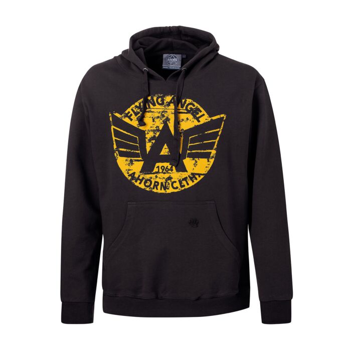 Ahorn Hoodie mit Print, schwarz, 4XL von Jack Wolfskin