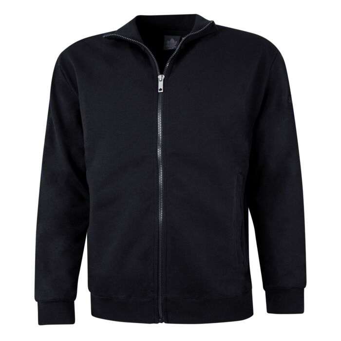 Ahorn Sweat-Jacke Herren mit Reissverschluss, schwarz, 6XL von Ahorn