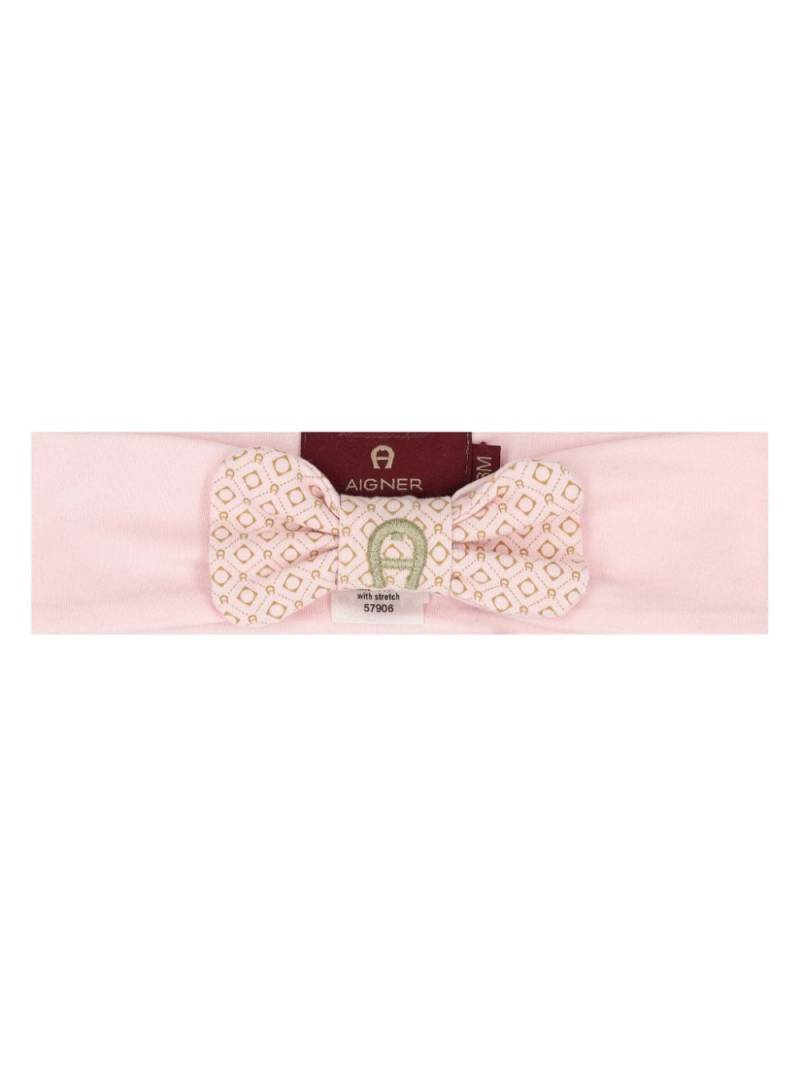 Aigner Kids bow-detail headband - Pink von Aigner Kids