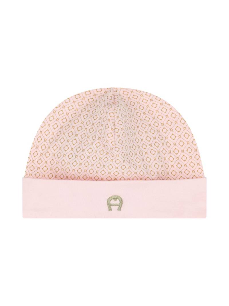 Aigner Kids logo-embroidered hat - Pink von Aigner Kids