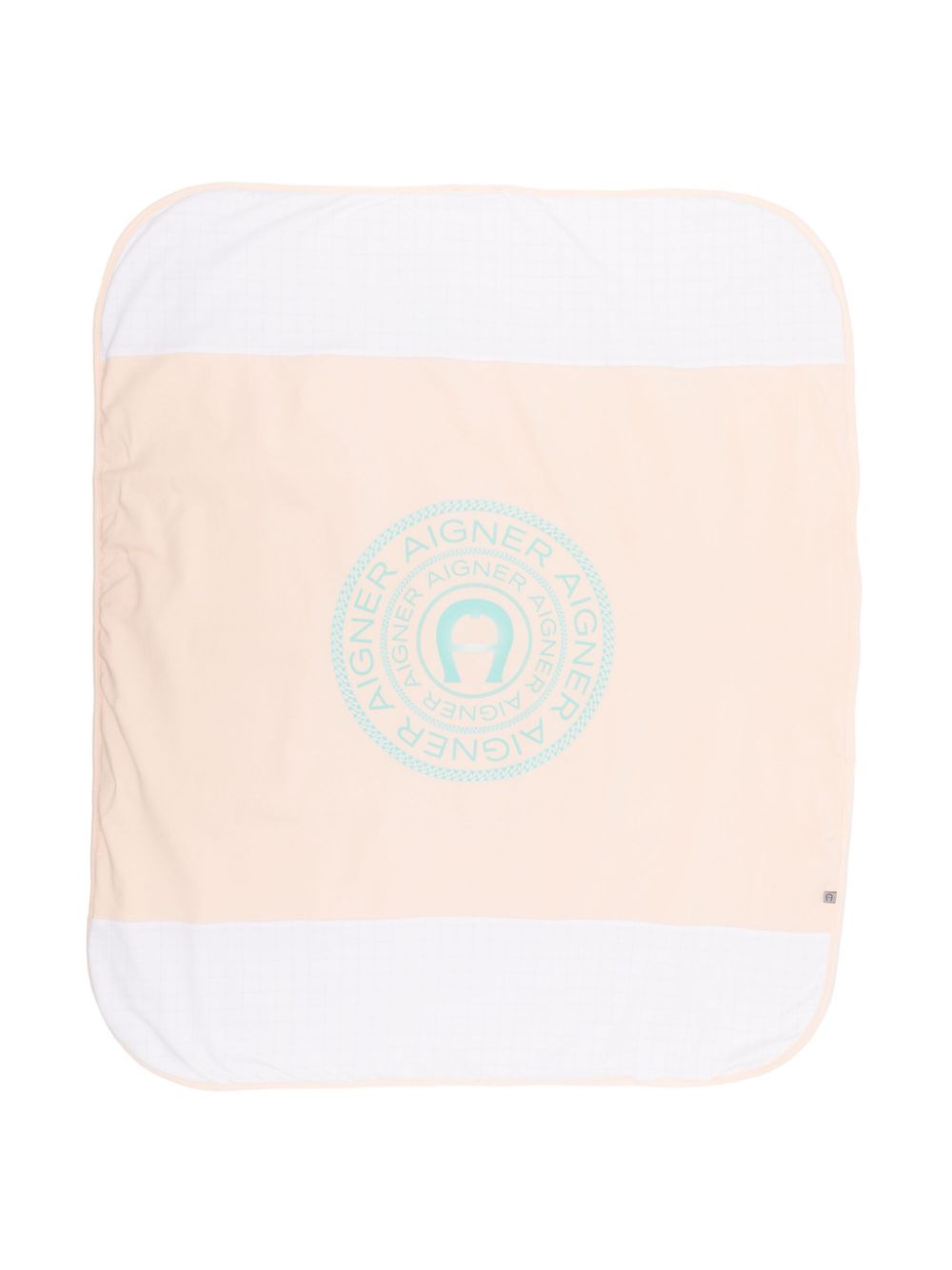 Aigner Kids logo-print Pima cotton baby blanket - Pink von Aigner Kids