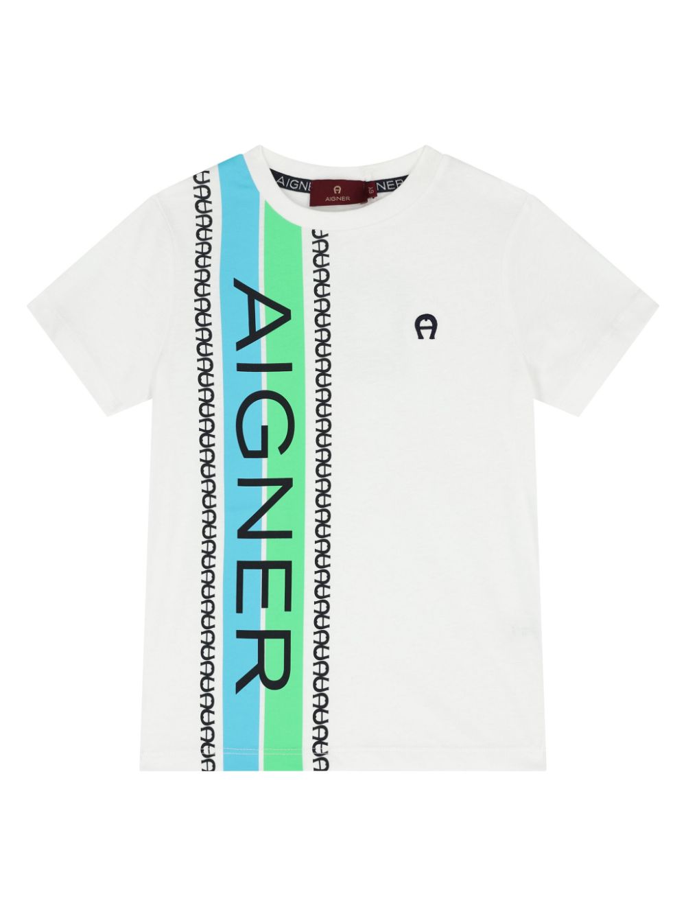 Aigner Kids logo-print T-shirt - White von Aigner Kids