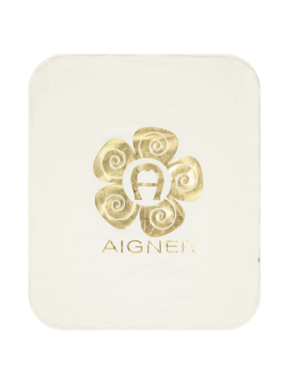 Aigner Kids logo-print blanket - White von Aigner Kids