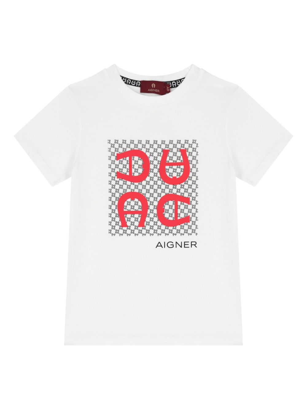 Aigner Kids logo-print cotton t-shirt - White von Aigner Kids