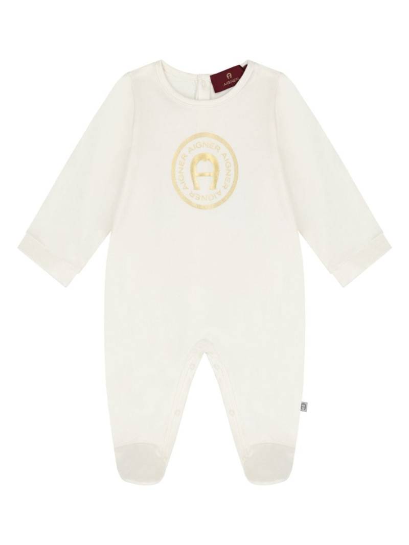 Aigner Kids logo-print pajamas - White von Aigner Kids