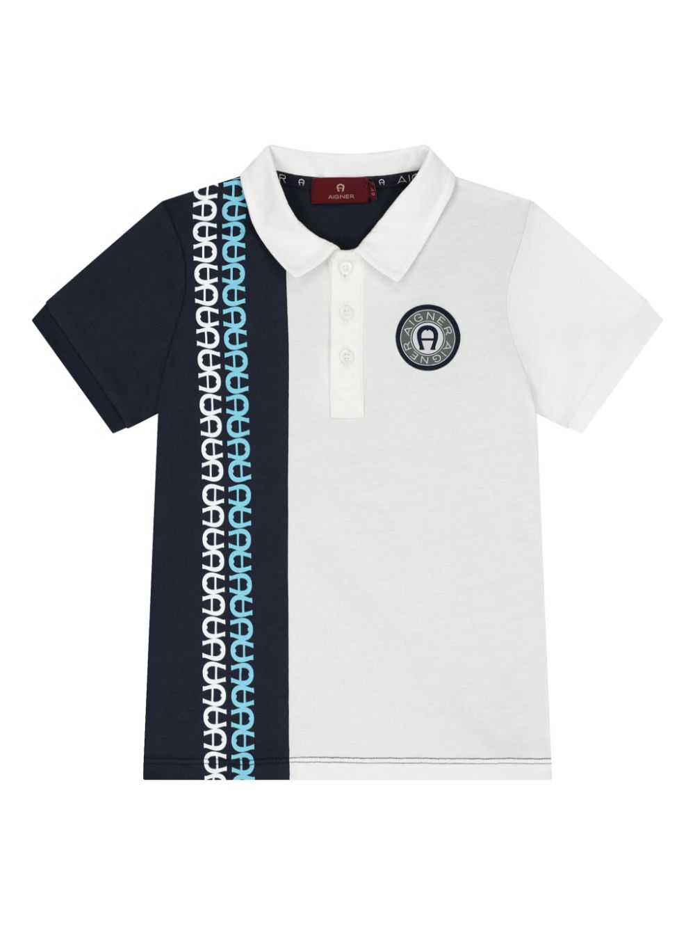 Aigner Kids logo-print polo shirt - White von Aigner Kids