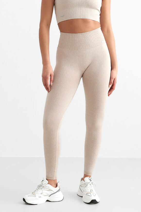 Aimn Seamless Leggings | Beige Heather | Damen  | L von Aimn