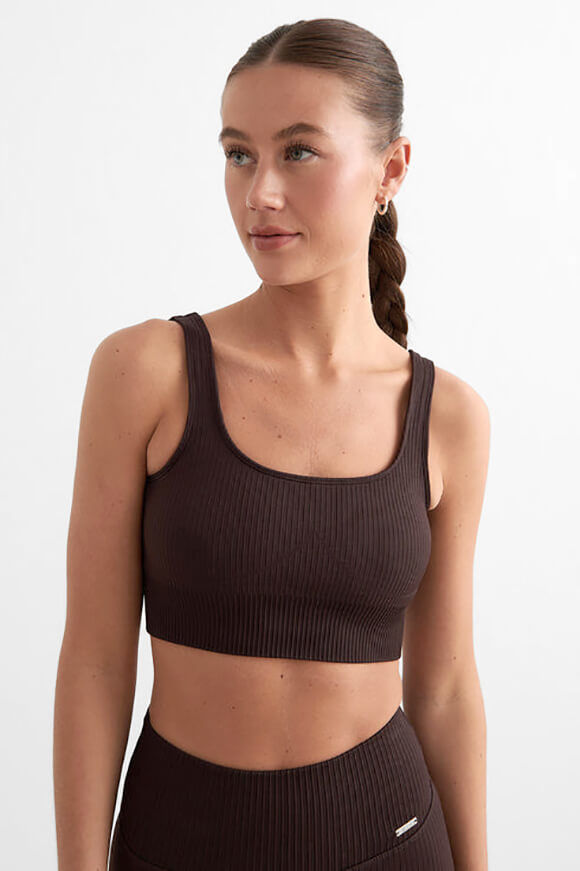 Aimn Seamless Sport-Bralette | Cacao | Damen  | L