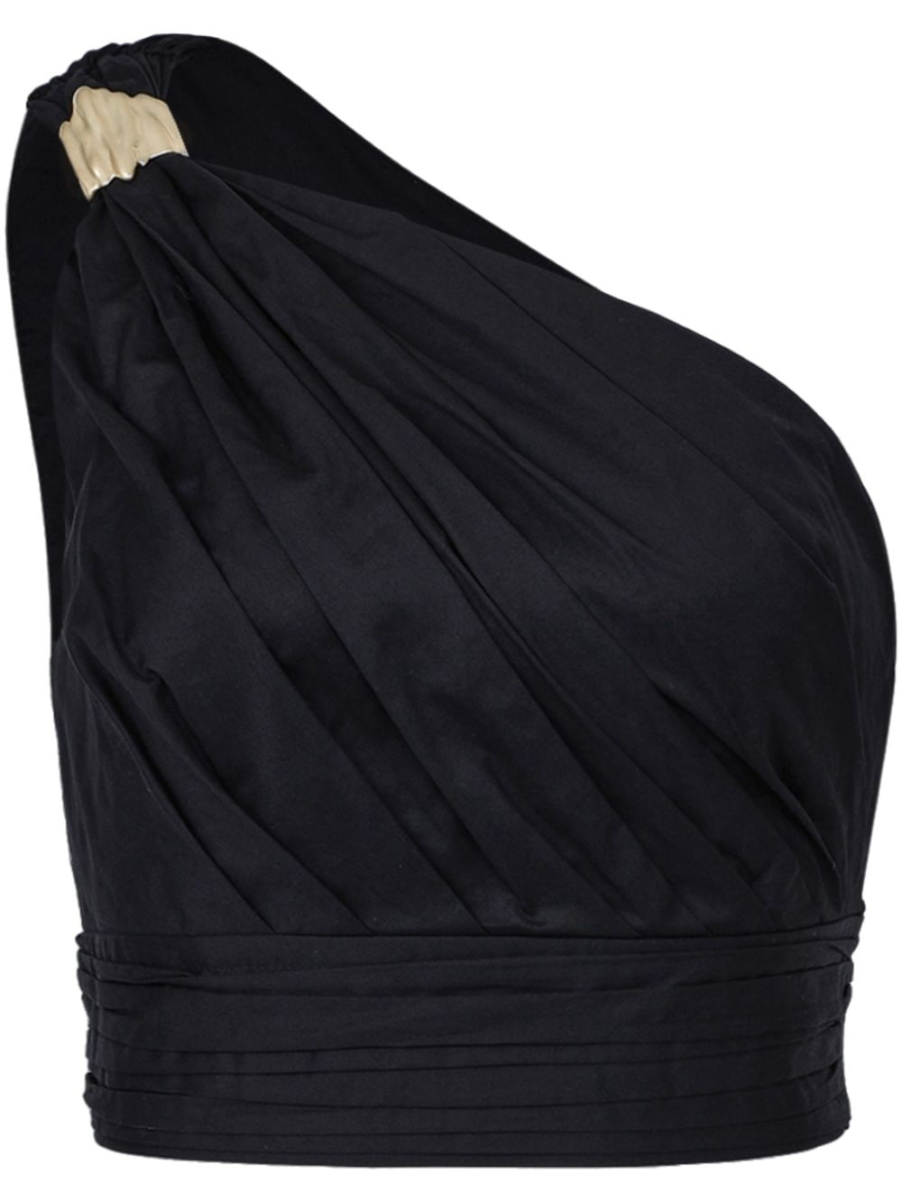 Aje Clarity one-shoulder crop top - Black von Aje