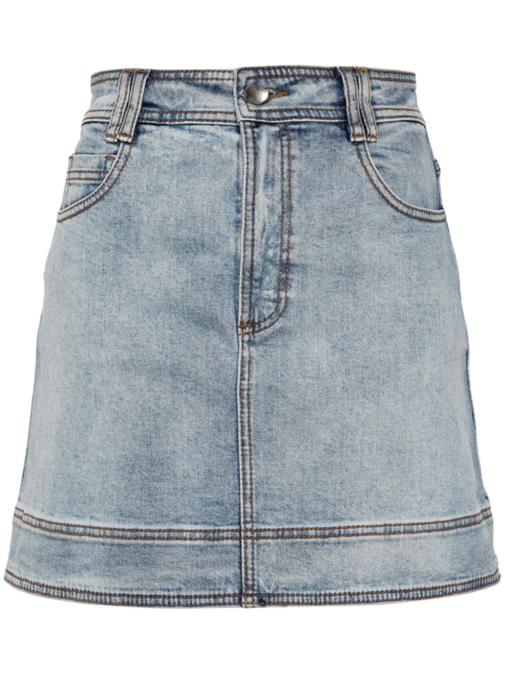 Aje Embrace denim miniskirt - Blue von Aje