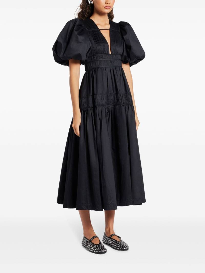 Aje Fallingwater midi dress - Black von Aje