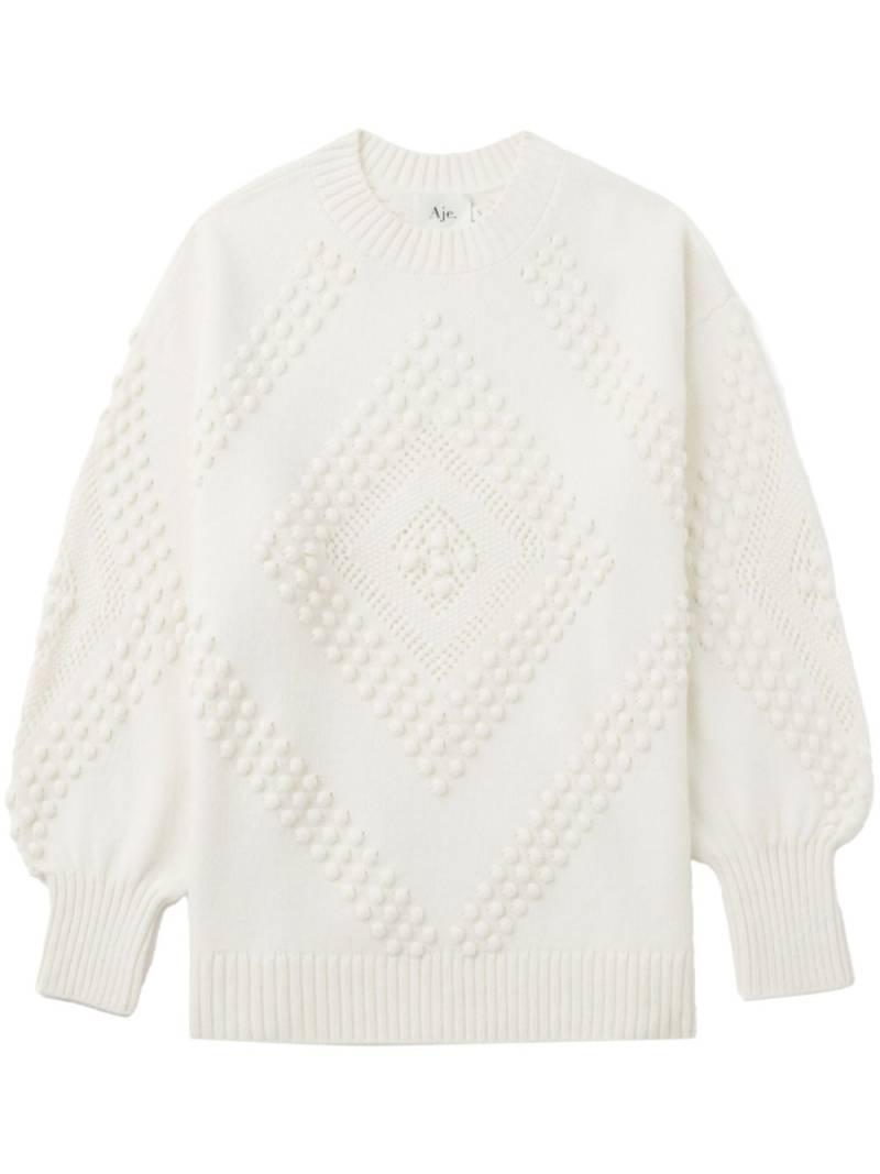 Aje Mirelle jumper - Neutrals von Aje