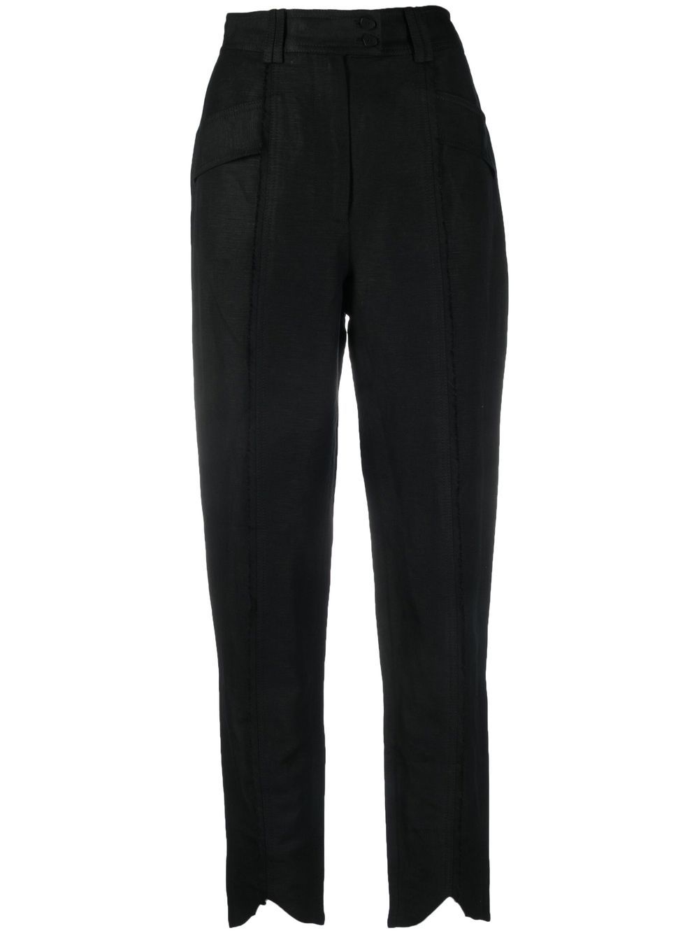 Aje Surrounding panel-detail trousers - Black von Aje