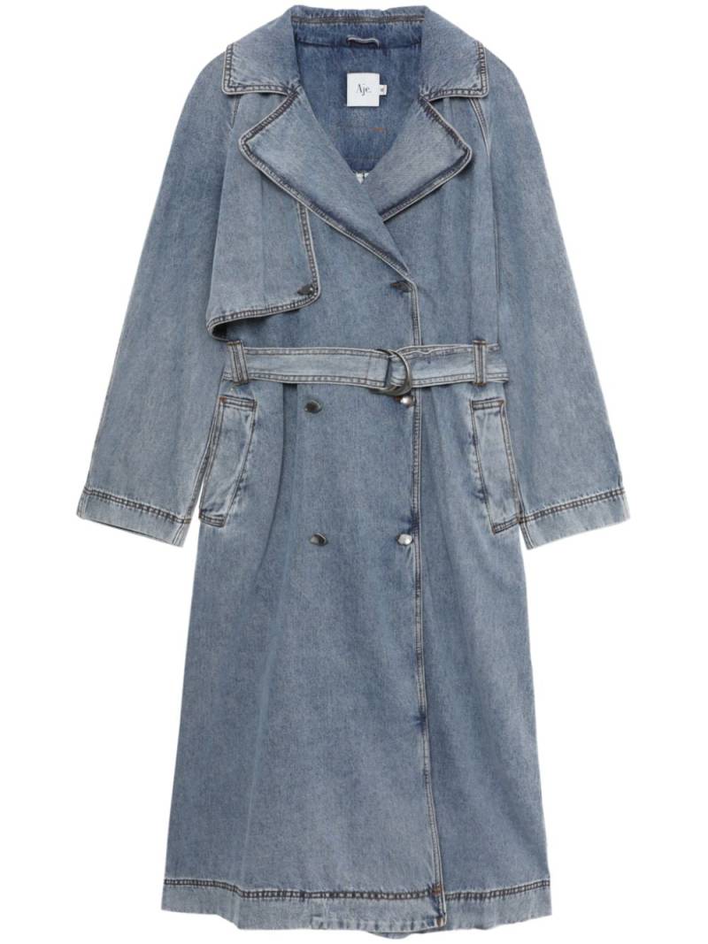 Aje Zariah trench coat - Blue von Aje