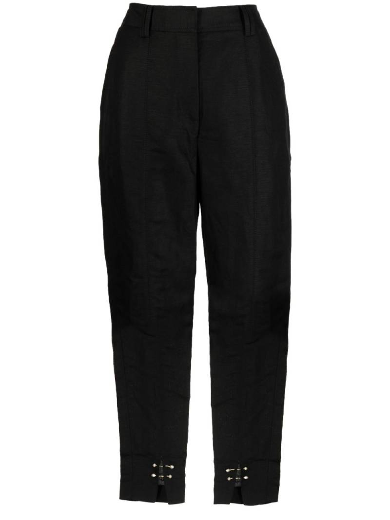 Aje Zita slit-detail tapered trousers - Black von Aje