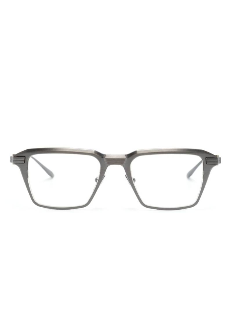 Akoni 24 rectangle-frame glasses - Grey von Akoni