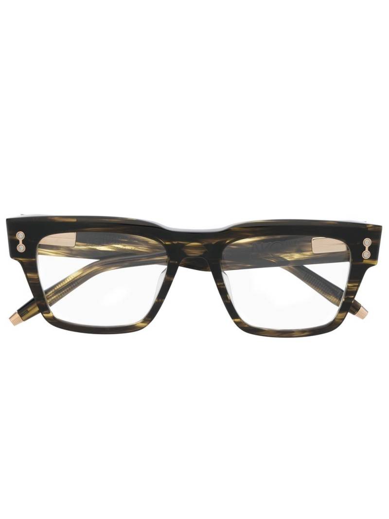 Akoni Columba square-frame glasses - Brown von Akoni