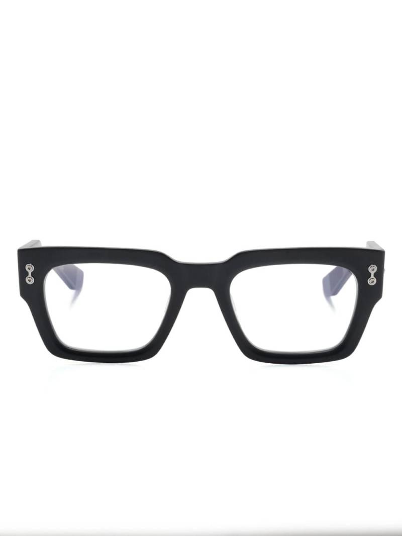 Akoni Cosmo rectangle-frame glasses - Black von Akoni