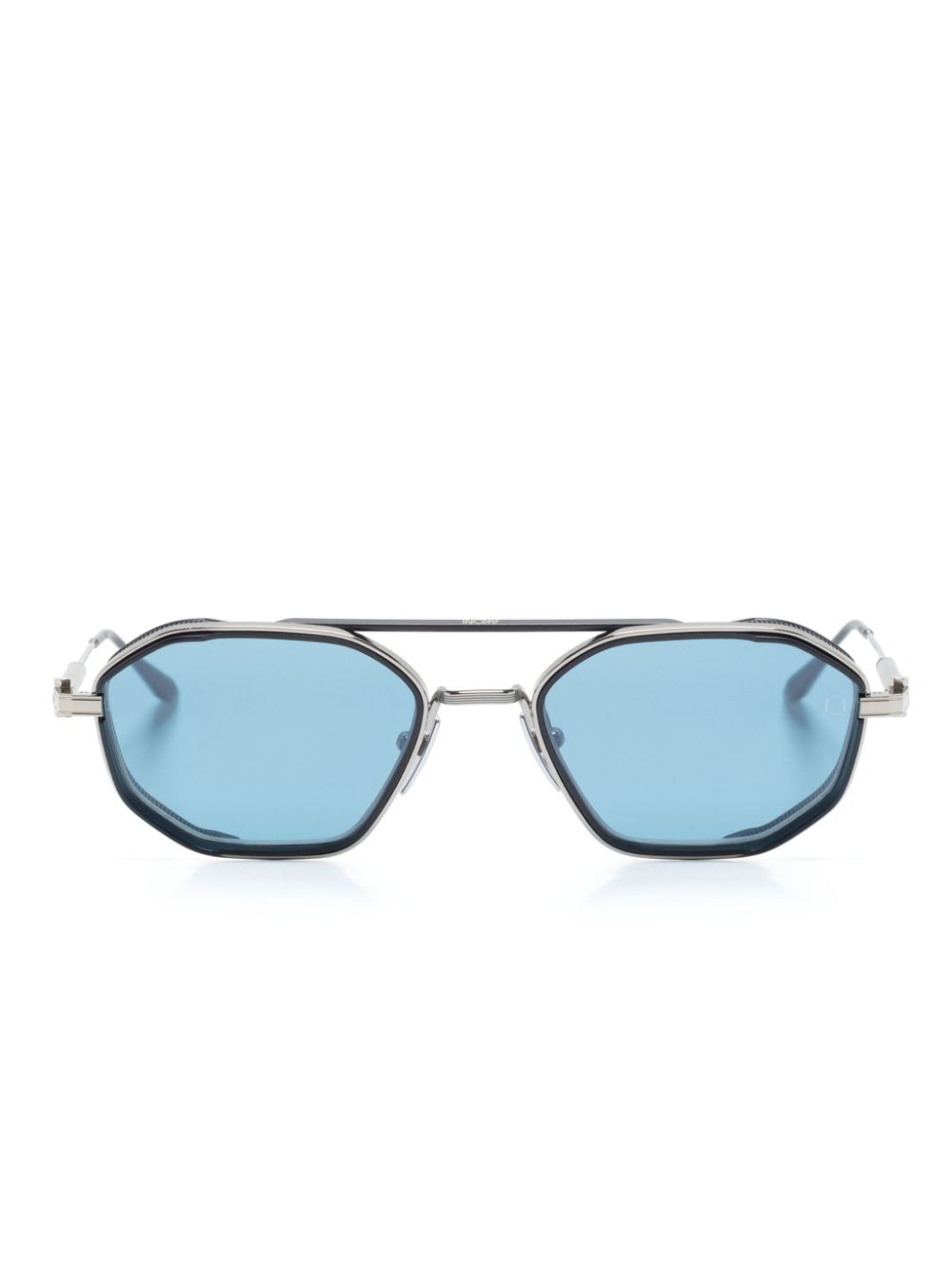 Akoni Eris Two geometric-frame sunglasses - Silver von Akoni