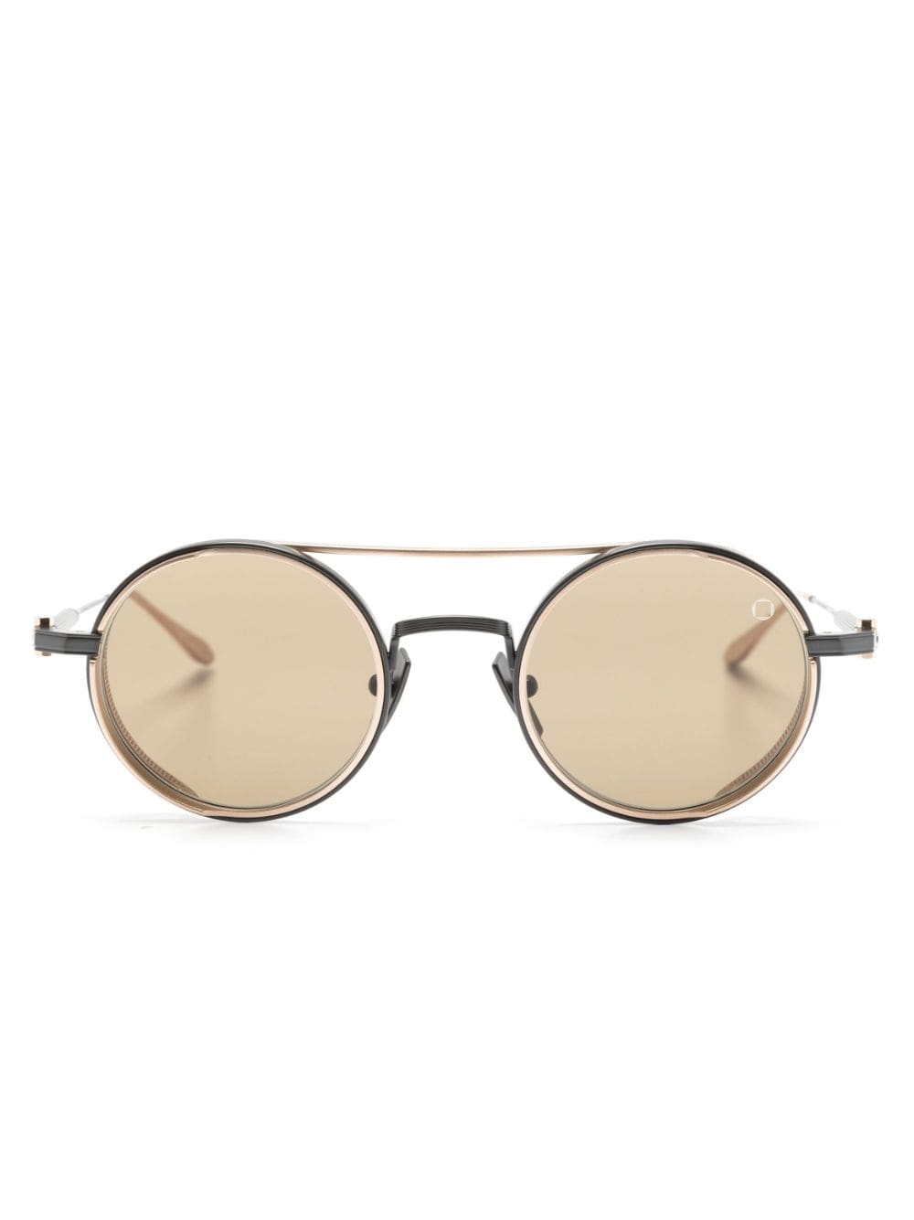 Akoni Eris round-frame sunglasses - Brown von Akoni