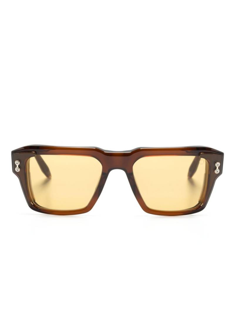 Akoni Hercules square-frame sunglasses - Brown von Akoni