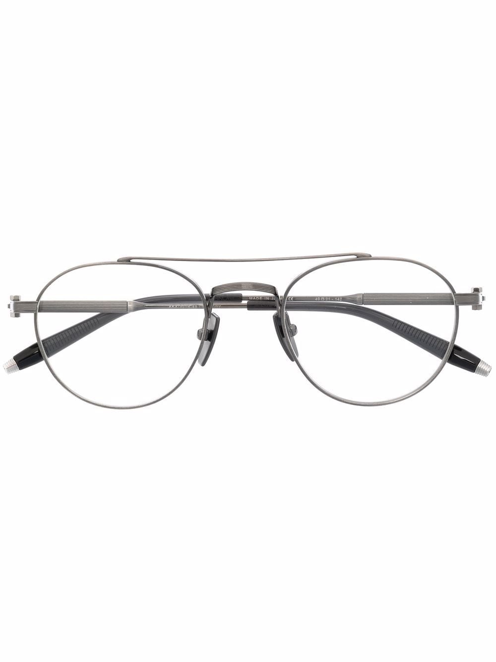 Akoni Mercury round-frame glasses - Metallic von Akoni