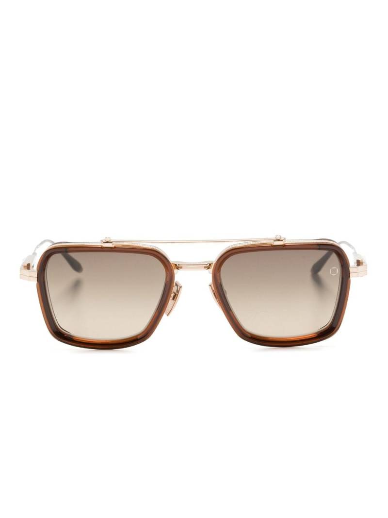 Akoni Solis square-frame sunglasses - Brown von Akoni