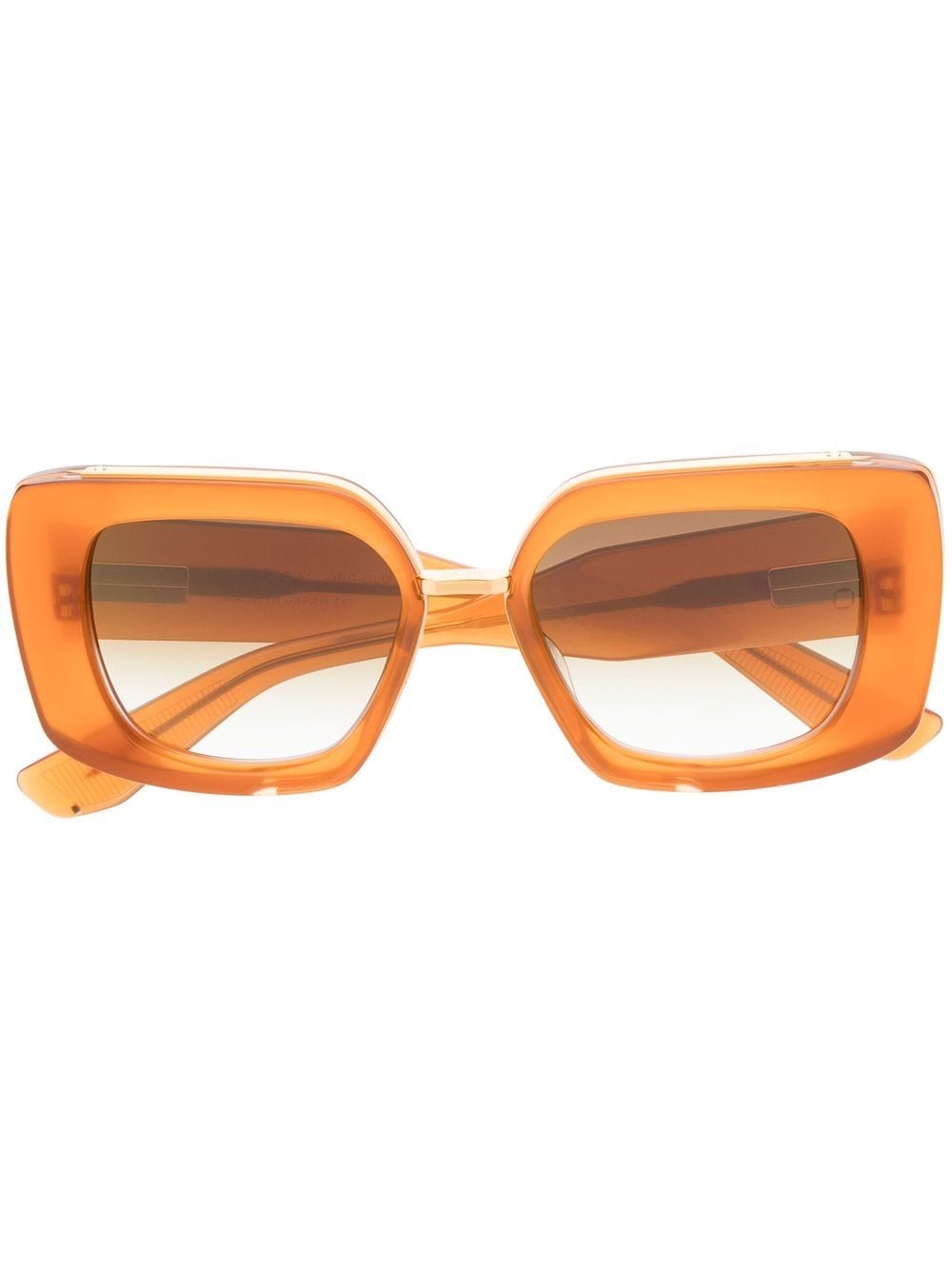 Akoni Virgo square-frame sunglasses - Orange von Akoni