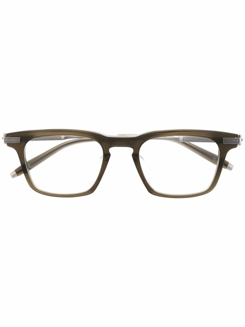 Akoni Zenith wayfarer-frame glasses - Brown von Akoni