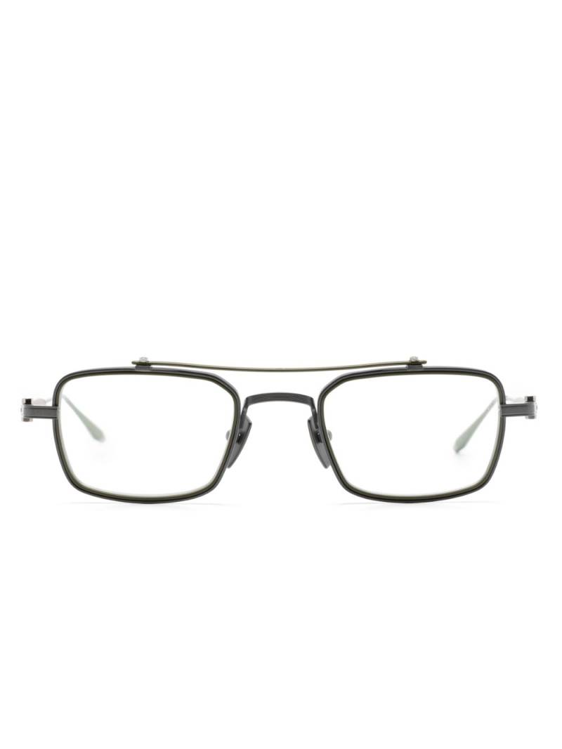 Akoni square-frame glasses - Black von Akoni